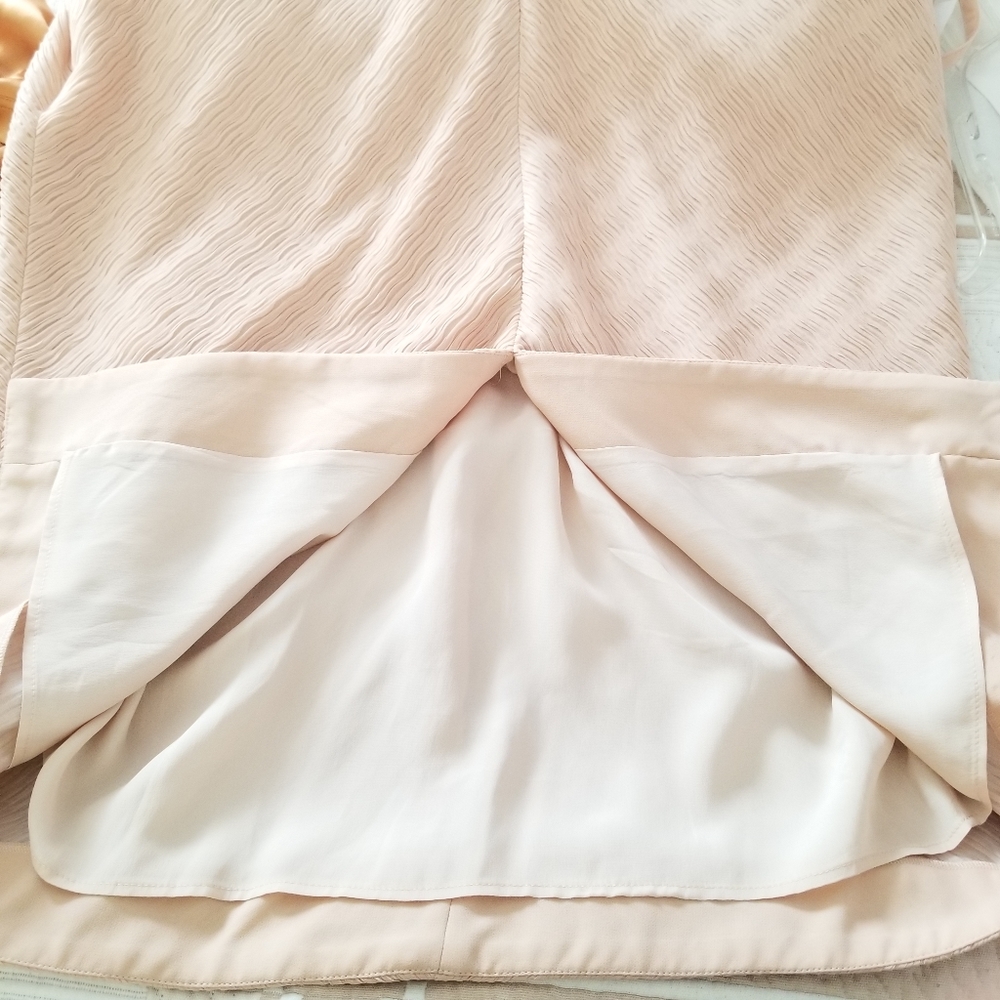 MaxMara Ananas Midi Sheath Dress Size US 14 Blush Pale Pink - Picture 9 of 13